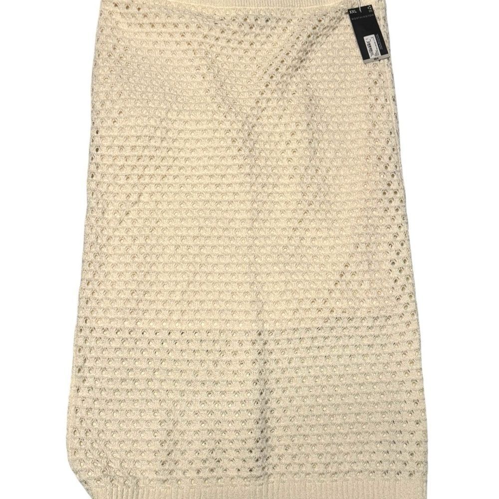 ✔️ Worthington Cream Crochet Midi Skirt - Picture 3 of 4